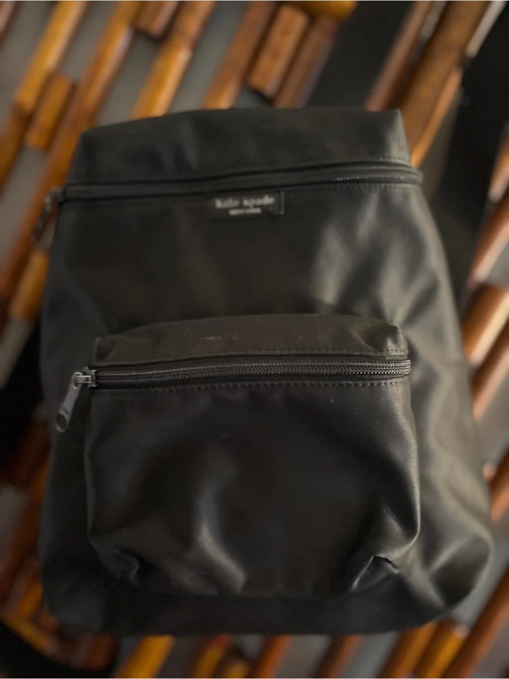 KATE SPADE ORIGINAL DESIGN VINTAGE 90’s MINI BACKPACK BLACK MADE IN THE USA